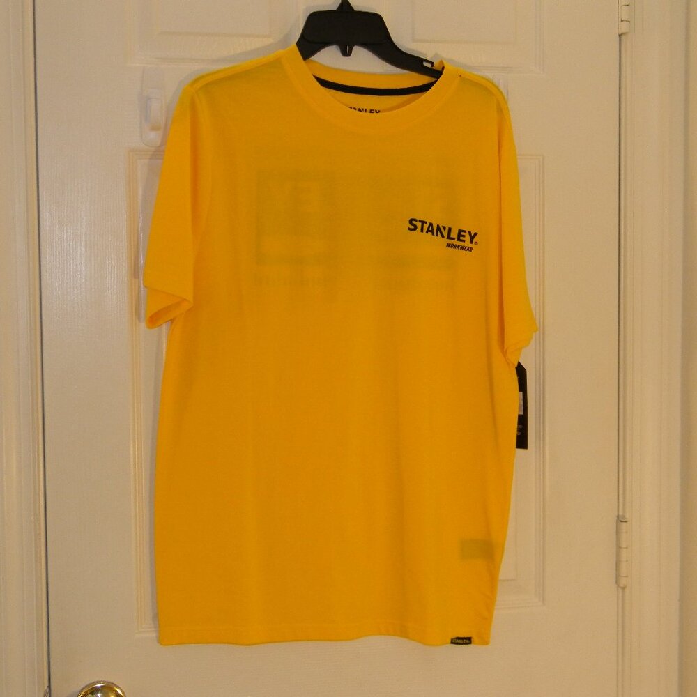 Stanley Workwear Neon Yellow Tee Size M NWT